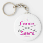 i Fence Sabre (PINK) Keychains