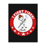 I Fight Fires Firefighter postcards