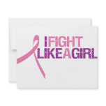 i fight like a girl invitations