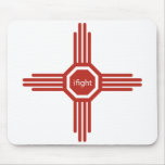 i fight-red mouse pad
