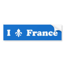 I Fleur-de-Lis France Bumper Sticker