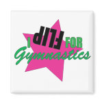 I Flip for Gymnastics Magnet