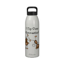 I Flip Over Gymnastics Reusable Water Bottle