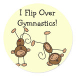 I Flip Over Gymnastics Tshirts and Gifts stickers