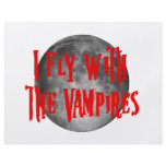 I Fly With The Vampires flyers