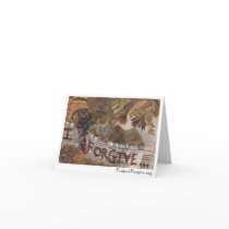 I Forgive Note Card