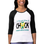 I Fought Like A Chick Ovarian Cancer Survivor t-shirts