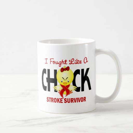 I Fought Like A Chick Stroke Survivor Coffee Mugs