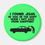 I found Jesus spoof Fridge Magnets