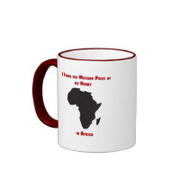 I Found the Missing Piece of my Heart in Africa Mugs