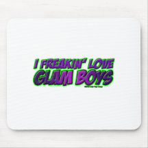 I Freakin Love GLAM BOYS Mousepad