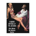 I Gave Myself  to Jesus postcards