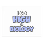 I Get High On Biology Post Cards