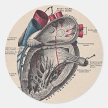 I give you my heart round sticker