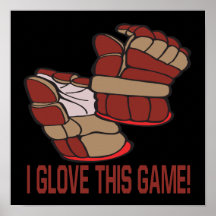 I Glove This Game Poster