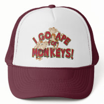 I Go Ape for Monkeys Hat
