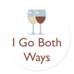 I go both ways stickers