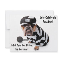 I Got 5yrs For Biting The Postman! - Invitation