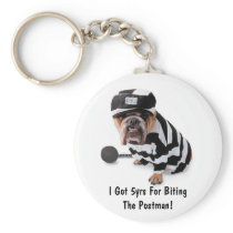 I Got 5yrs For Biting The Postman!- Keychain