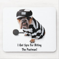 I Got 5yrs For Biting The Postman! - Mousepad