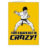 I Got A Black Belt in Crazy Cards