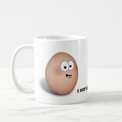 I got laid recently! coffee mug