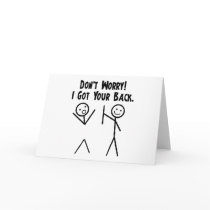 I Got Your Back! Greeting Cards