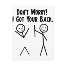 I Got Your Back! Post Cards