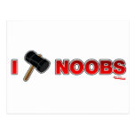 I Hammer Noobs - Gamer Gaming Video Games Post Card