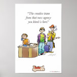 I Hate Ad Agencies Team Poster posters
