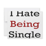 I Hate Being Single invitations