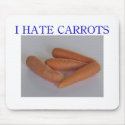 I hate carrots mousepads