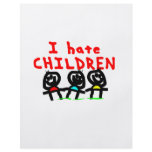 I hate children! flyers