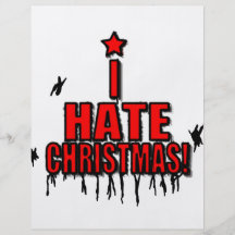 I Hate Christmas Flyers