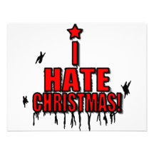 I Hate Christmas Personalized Invite