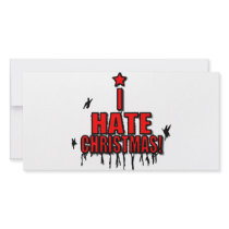 I Hate Christmas Customized Photo Card