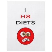 I hate diets full color flyer