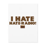 I Hate Hate-radio! postcards