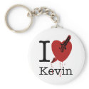 I Hate Kevin Spoof I Love keychains
