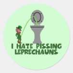 I hate Leprechauns Stickers