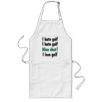 I Hate - Love Golf Aprons
