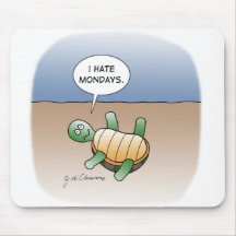 I HATE MONDAYS MOUSEPAD