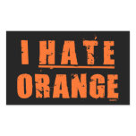 I HATE ORANGE stickers