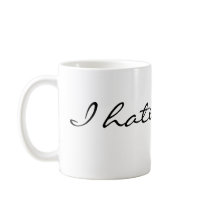 I hate people mug