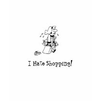 I Hate Shopping Shirt with Marge