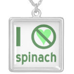 I Hate Spinach Personalized Necklace