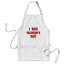 I Hate Valentine's Day Aprons