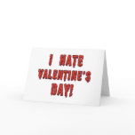 I Hate Valentine's Day cards