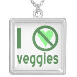I Hate Veggies Personalized Necklace