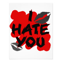 I hate you custom announcement